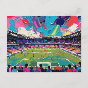 Art of Soccer (#3) Holiday Postcard