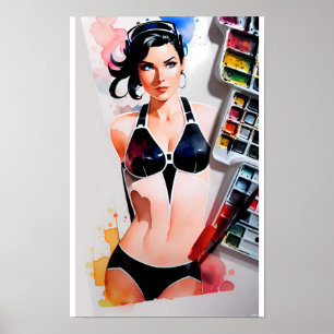 Art of the Bikini Summer Poster