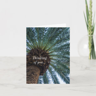 Art Of The Palm Tree Thinking Of You Card
