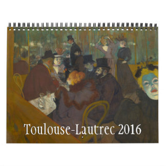 Art of Toulouse-Lautrec Calendar