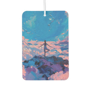 Art of Yoga: Balanced Beauty (Oil Painting No. 3) Car Air Freshener