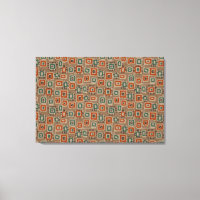 Art Old Cloth Patches Canvas Print