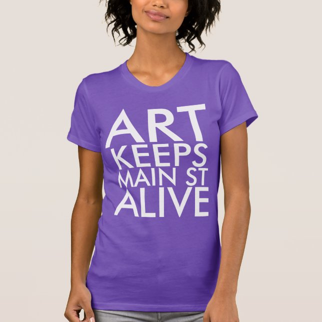 Art on Main Street tee (Front)