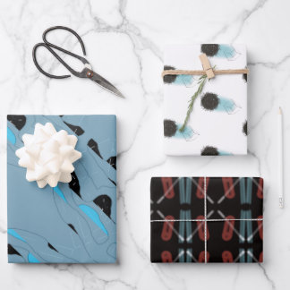 ART ON WRAPPING PAPER, MY FAVE! PAPER SHEET
