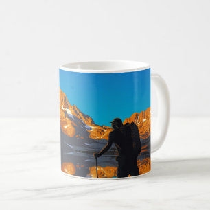 Art - Overlooking Banner Peak - John Muir Trail Coffee Mug