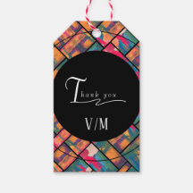 Art Paint Colourful Modern Abstract Thank You