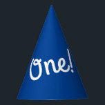 Art Paint Palette Cute Kid's Birthday Party Party Hat<br><div class="desc">This adorable kid's art paint palette 1st birthday party theme is a cute way to celebrate your little artist's birthday!</div>