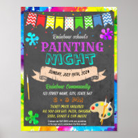 Art painting fundraiser event template