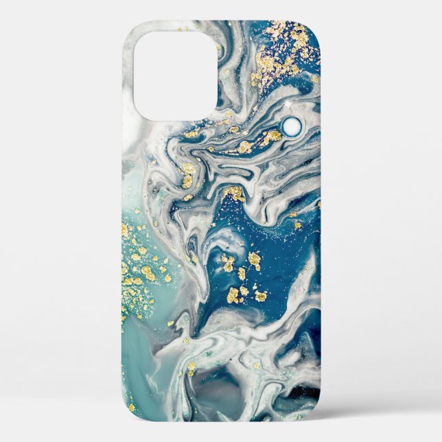 Art, painting- Natural grey colour: metallic, silv Case-Mate iPhone Case (Back)