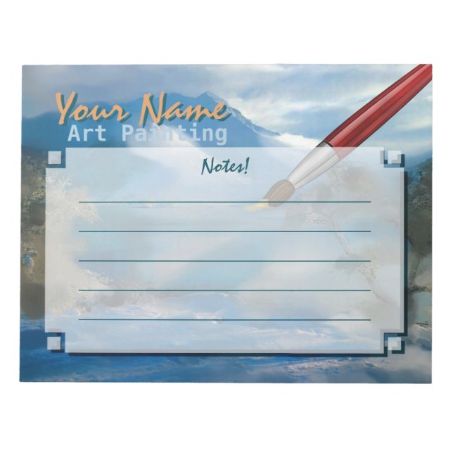 Art Painting - Notepad (Front)