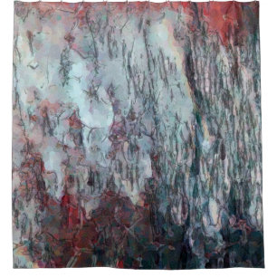 Art painting texture background. Abstract colorful Shower Curtain