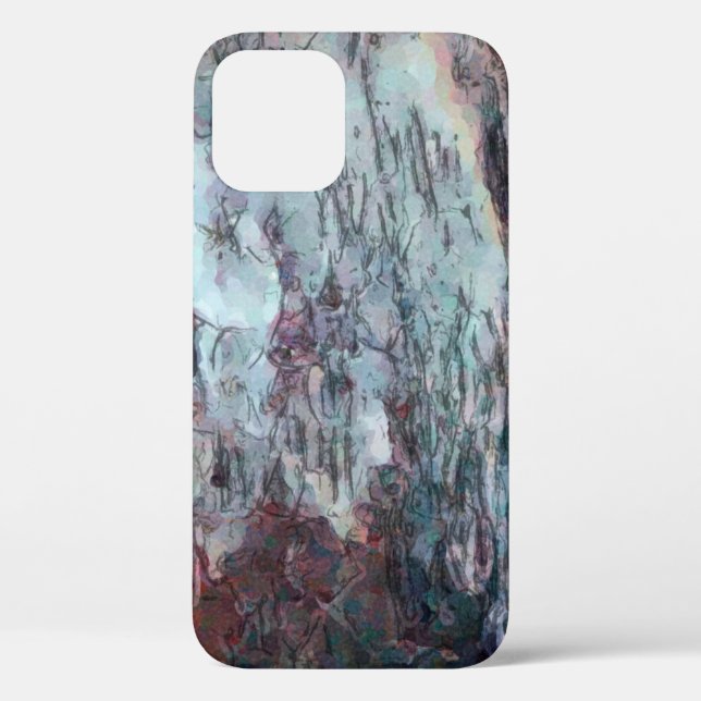 Art painting texture background. Abstract colourfu Case-Mate iPhone Case (Back)