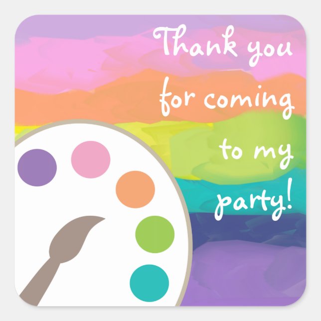 Art Palette Stickers - Rainbow (Front)