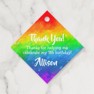 Art Party | Paint Party Favour Tags