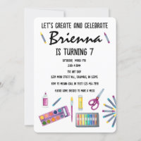 Art Party Painting Craft Party for girls 