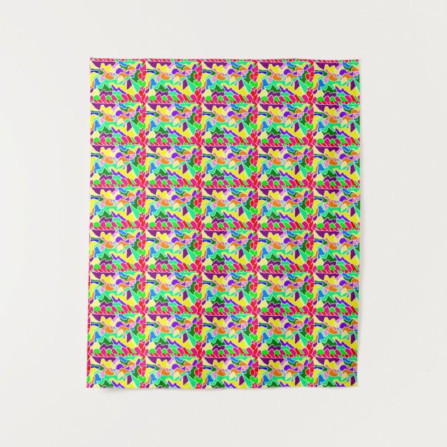 Art pattern Tapestry wall hanging home decor (Front)