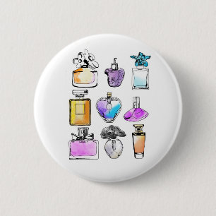 Art perfumes 6 cm round badge