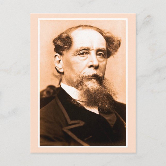 Art photo Charles Dickens Postcard (Front)