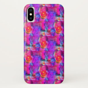 Art pink, blue, red texture background Case-Mate iPhone case