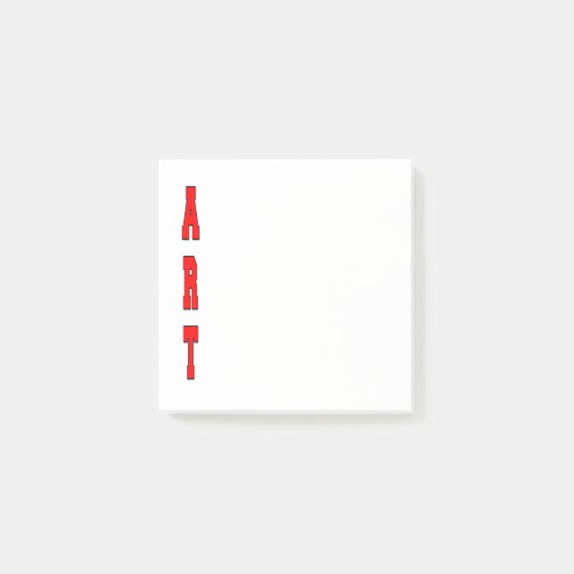 Art Post-it Notes (Front)