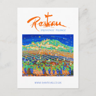 Art Postcard: Rasteau, A Night of Shooting Stars Postcard