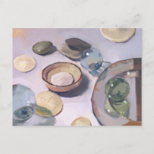 Art Postcard "The Mirror Plate" by Sarah Sedwick