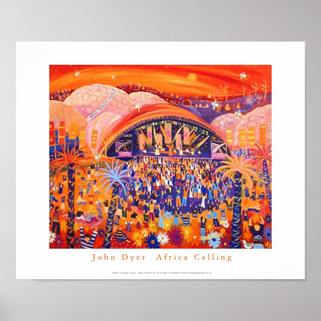 Art Poster: Africa Calling Live 8 The Eden project Poster (Front)