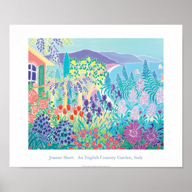 Art Poster: An English Country Garden, Italy Poster (Front)
