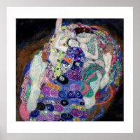 ART POSTER : GUSTAV KLIMT : THE VIRGIN, 1913