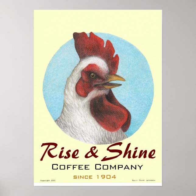 Art Poster / "Rise & Shine" / Sally Coupe Jacobson (Front)