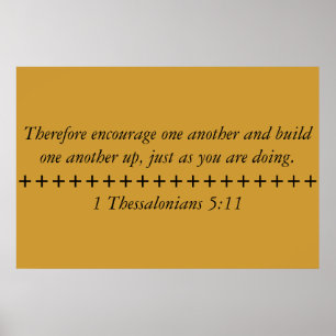 Art Poster- Scripture Reading for Friendship Poster