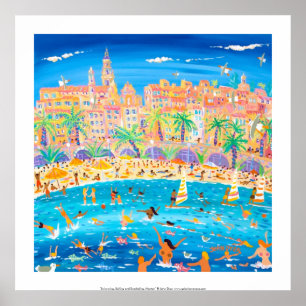 Art Poster: Swimming, Sailing & Snorkelling, Poster