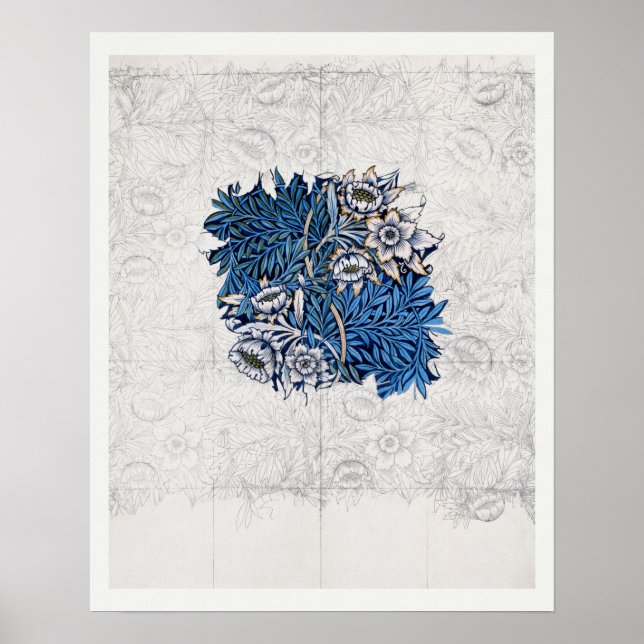 ART POSTER : WILLIAM MORRIS : TULIP AND WILLOW (Front)