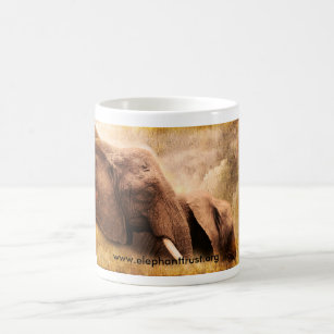 Art print Amboseli Elephant Coffee Mug