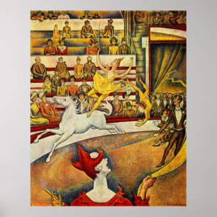 Art Print Georges Seurat  Circus Paris Pointilism