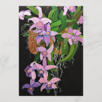 Art Print - Lavender Orchids by Liz Swanson