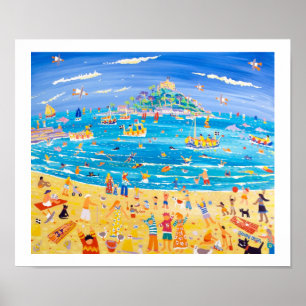 Art Print: St Michael's Mount. Large Canvas Print