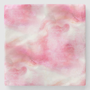 art red avant-garde background hand paint 2 stone coaster