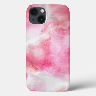 art red avant-garde background hand paint iPhone 13 case