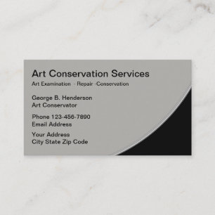 Art Restoration Services Business Card