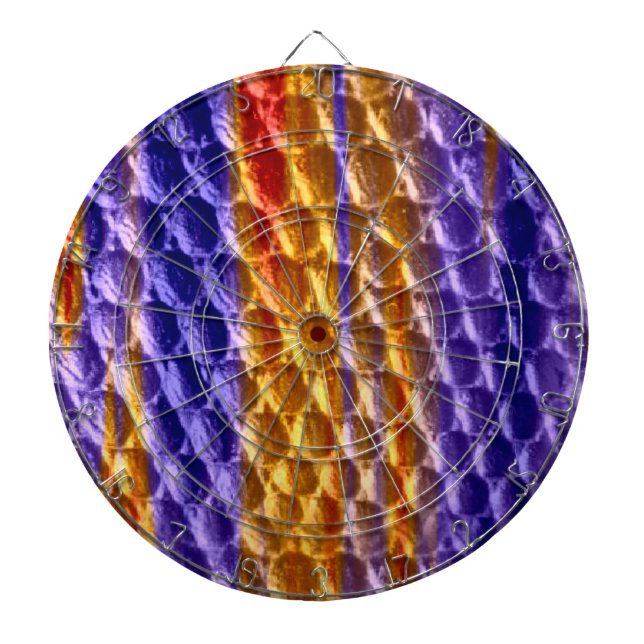 Art retro graphic design dartboard (Front)