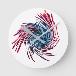 ART  ROUND CLOCK