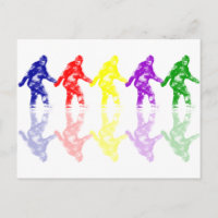 ART SCHOOL SQUATCH - Colourful Bigfoot Logo
