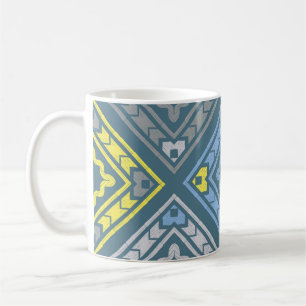 Art seamless pattern. Folk motif. Vintage geometri Coffee Mug