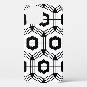 Art seamless pattern. Vintage geometric background iPhone 12 Case