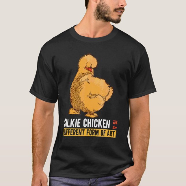 Art Silkie Chicken T-Shirt (Front)