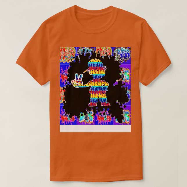 Art Sticker Drip Graffiti Rap Boy 1 1 T-Shirt (Design Front)