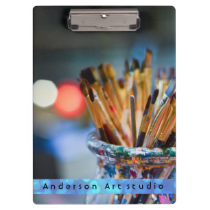 Art studio personalised clipboard