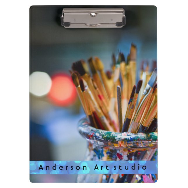 Art studio personalised clipboard (Front)