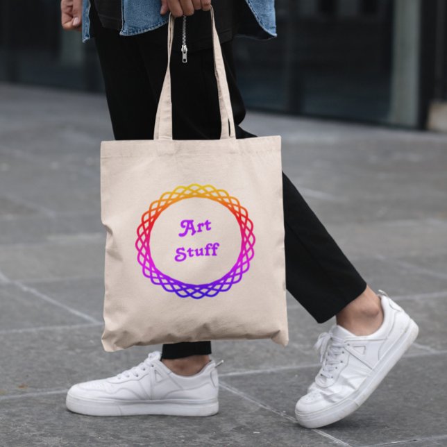 Art Stuff Tote Bag (Creator Uploaded)